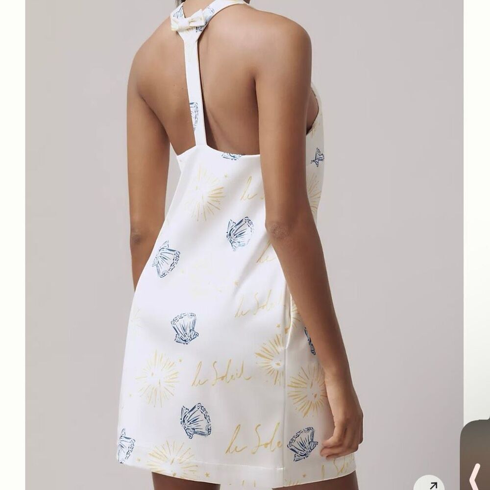 Maeve Anthropologie NWT Nephthys Illustrated Sleeveless Square Neck Shift Mini D - Picture 2 of 10